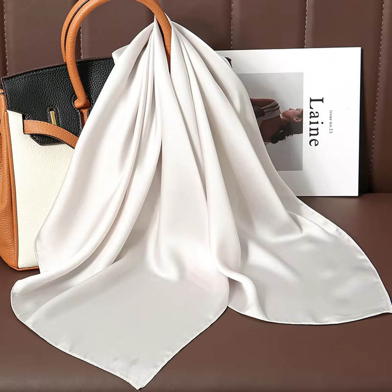 Luxury Solid Color Silk Square - Silk Scarf Square review and price