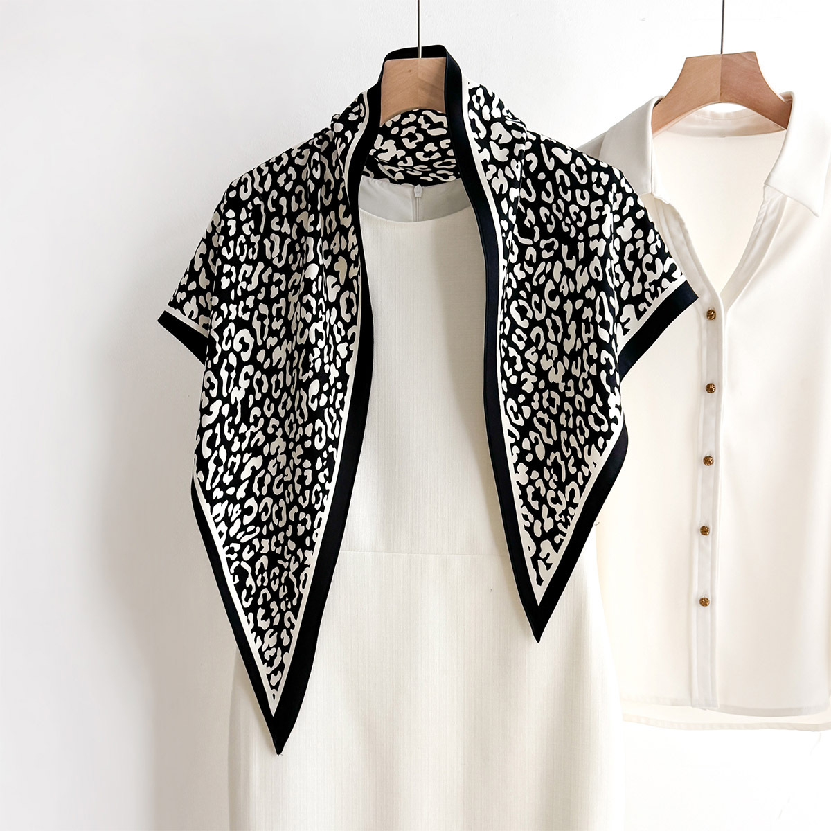 Leopard Printed Square Scarf F - Silk Scarf Square review and price