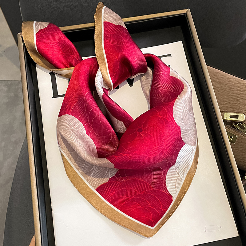 Fashion 100% Real Pure Silk He - Silk Scarf Square review and price