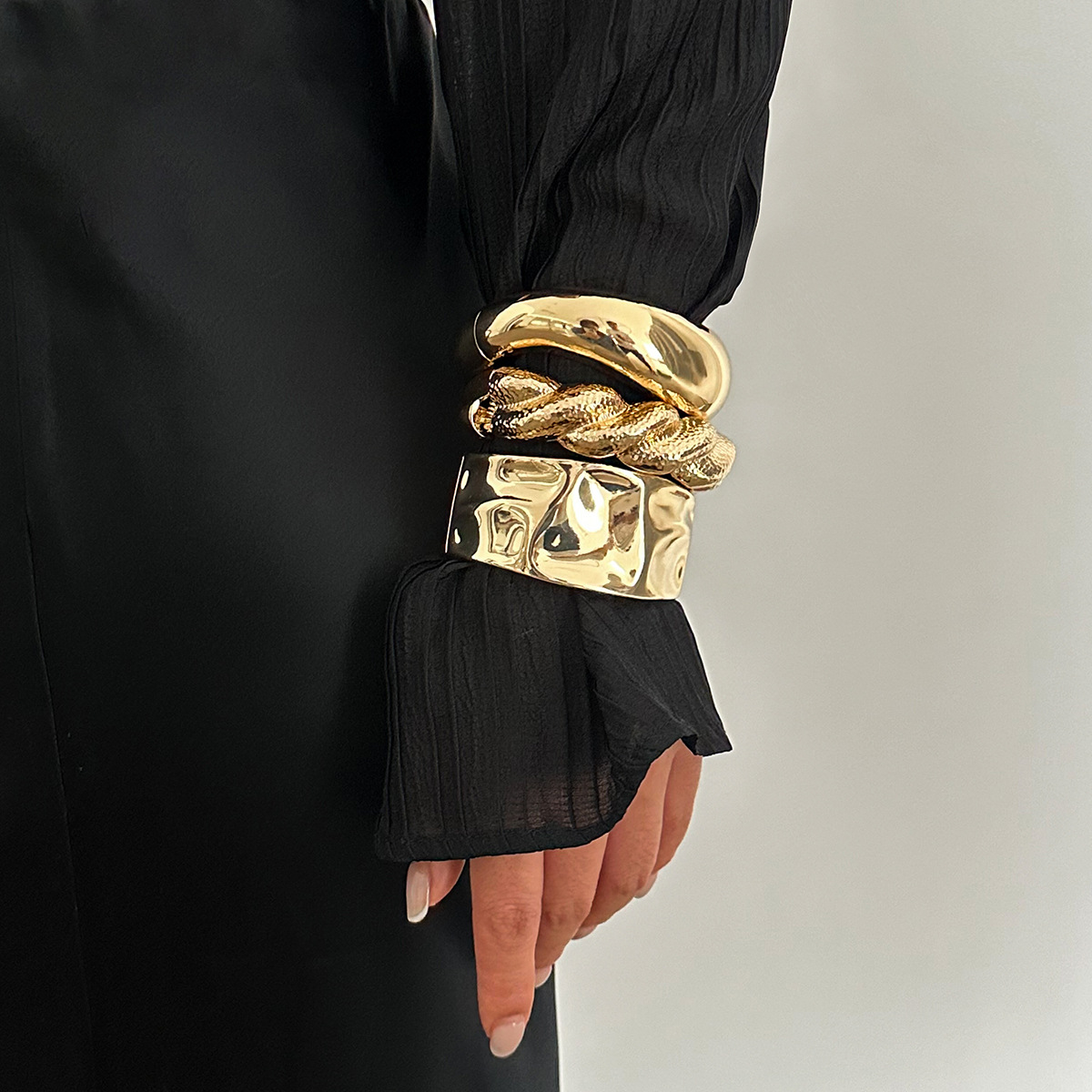 Vintage Gold Color Hip Hop Met - Women'S Emo Accessories review and price