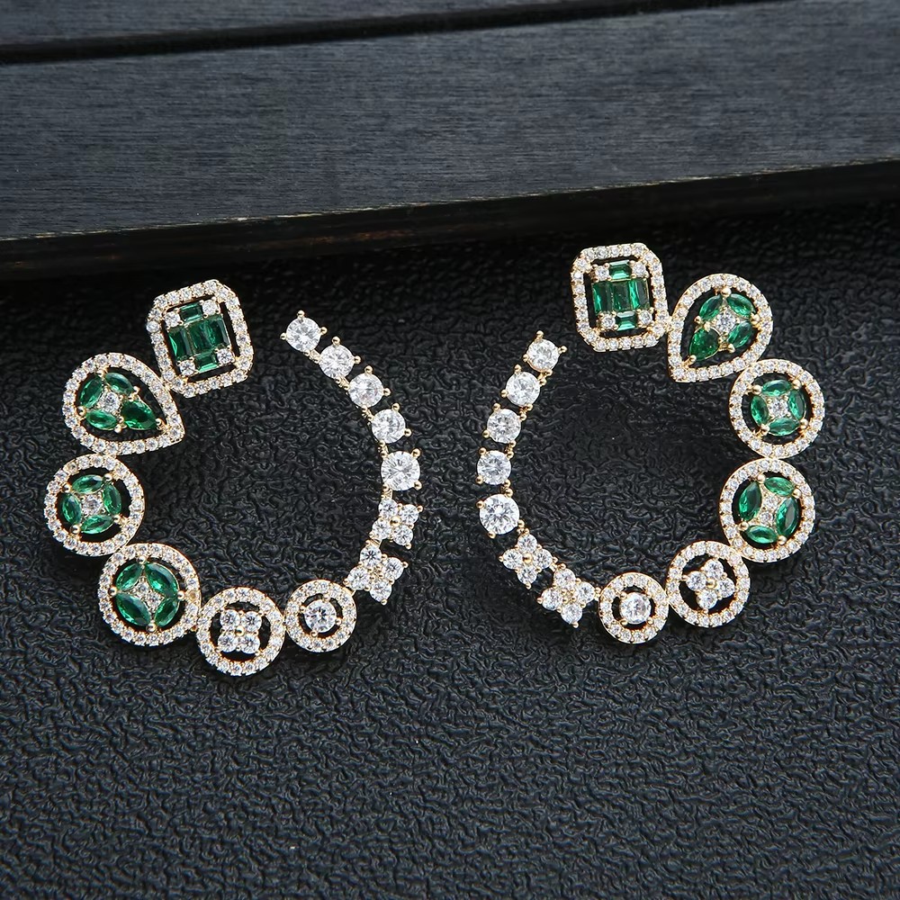 Luxury Round Stud Earrings For - Women Accessories Dubai review and price