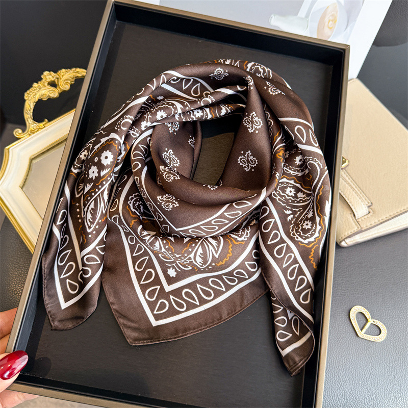New Paisley Print Square Scarf - Silk Scarf Square review and price